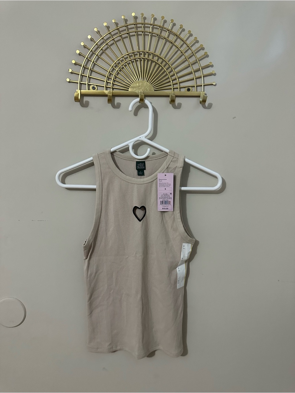 wild fable Heart Cutout Tank Top
